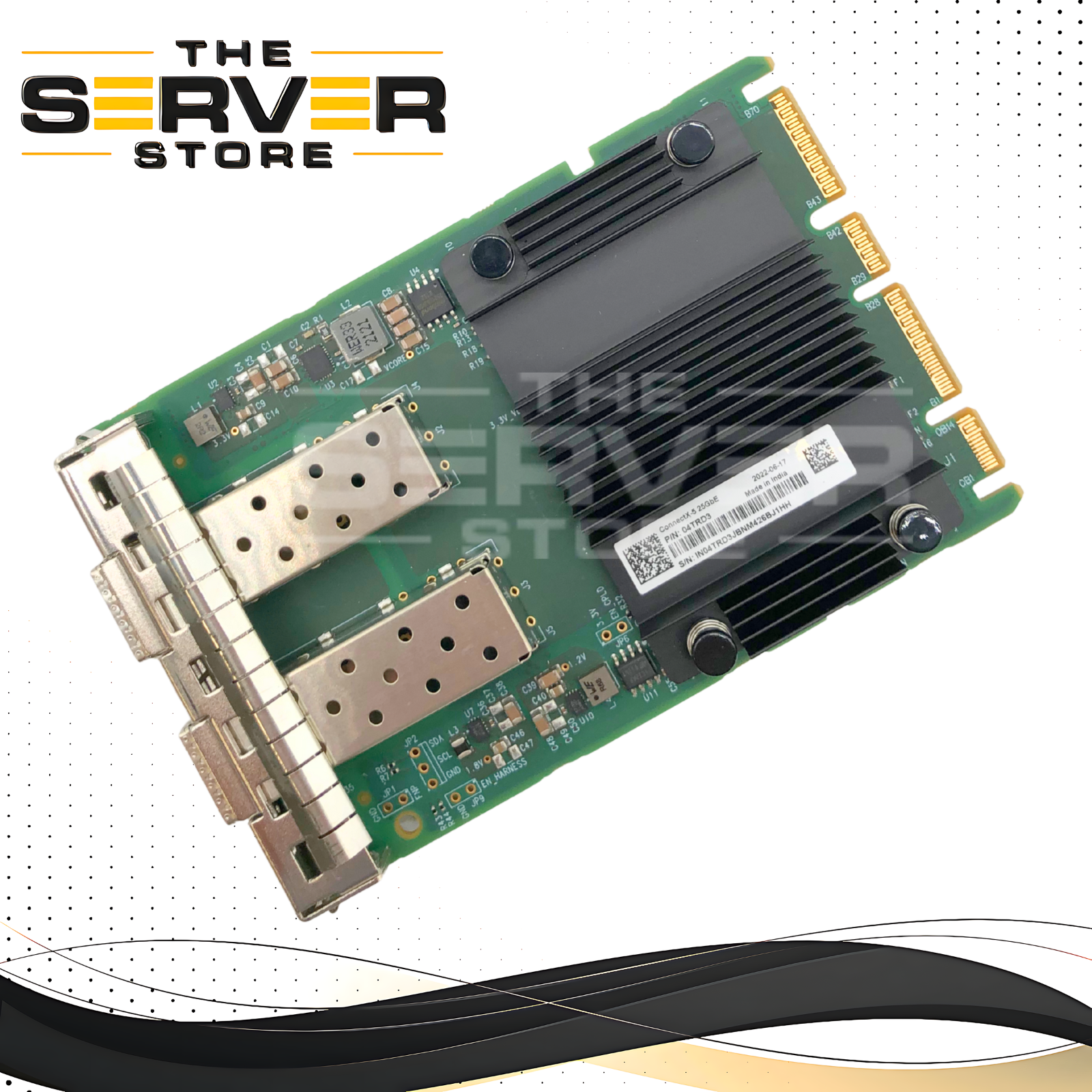 Dell Nvidia Mellanox ConnectX-5 EN CX562A Dual Port SFP28 25GbE OCP 3.0 PCIe 3.0 x16 Network Interface Card (NIC) 04TRD3 4TRD3