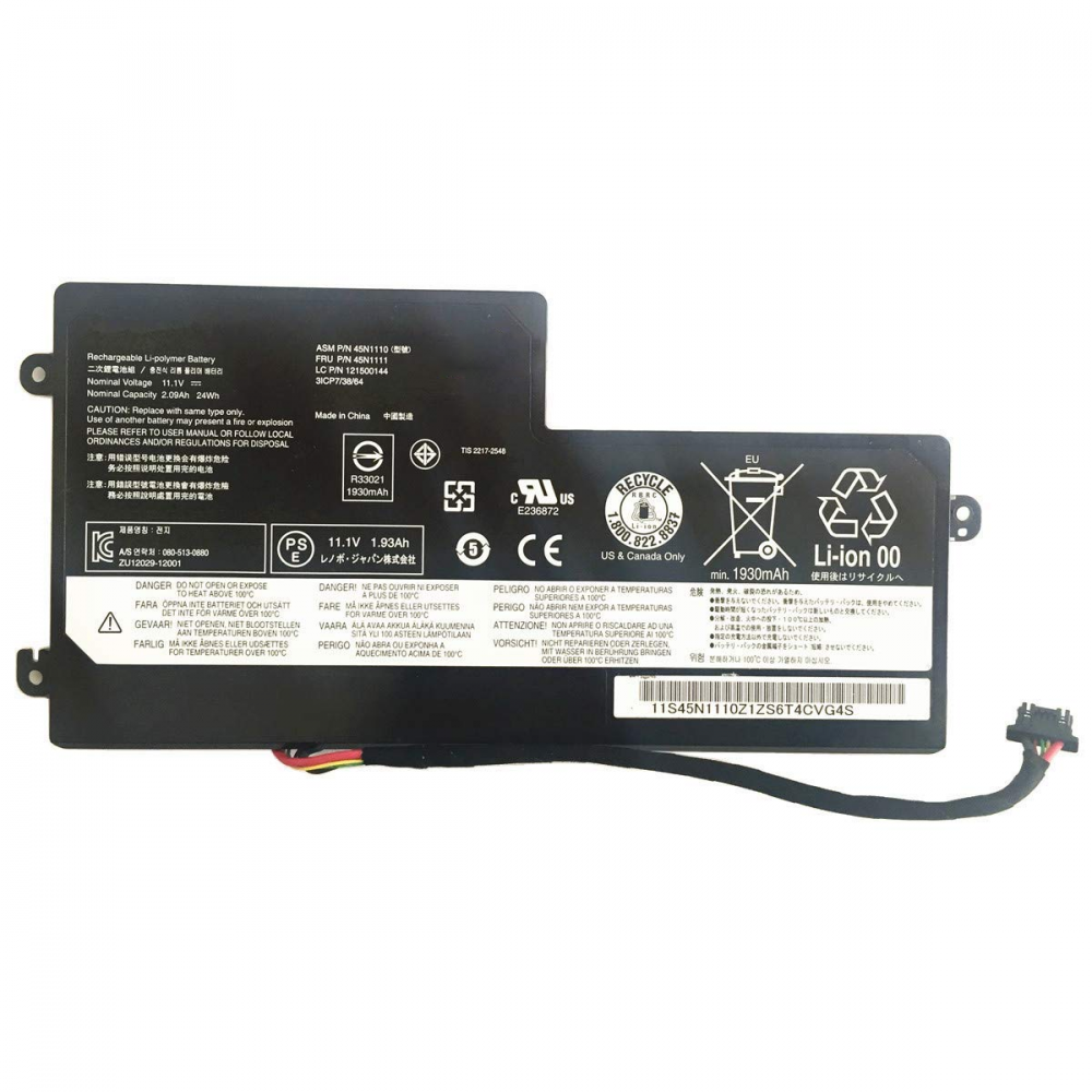 Lenovo 45N1110 45N1111 45N1112 45N1113 121500144 ThinkPad X250 Battery