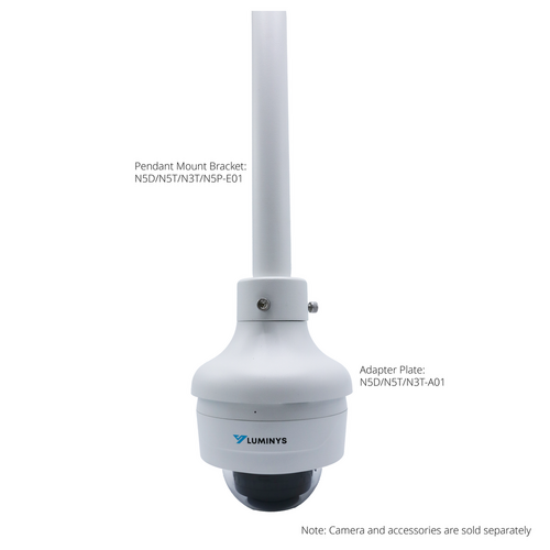 Luminys N3D-8LAV 8MP Network LumiLuxSmart Dome Camera (Vari-Focal)