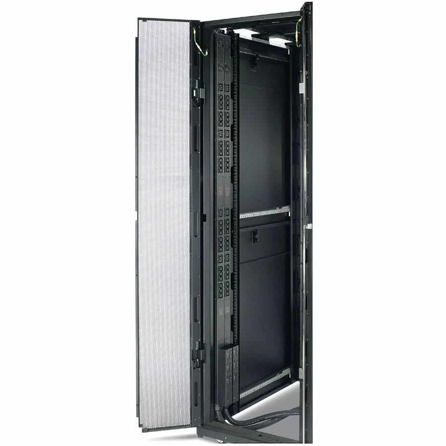 APC NetShelter Basic Rack PDU, Zero U, 14.4kW, 208V, 24 C13, 4 C19, 2 NEMA L6-30R outlet, 3ft input Cord