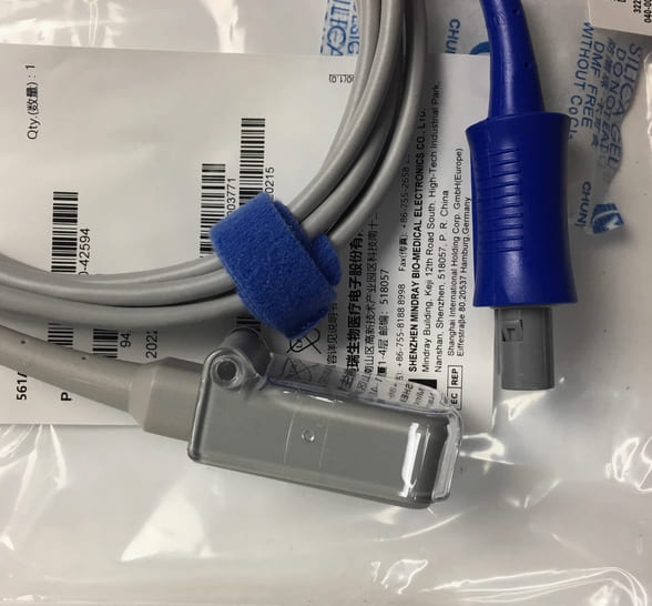 561A Mindray 6-Pin PM MEC PM7000/8000 Series SpO2 Main Extension Cable 2.5m