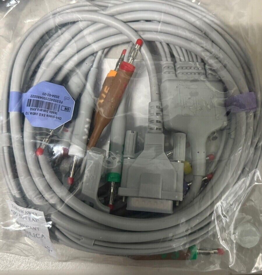 WELCH ALLYN CP150 EKG ECG Ref 901049 W Interpretation with Leads 30 Day Warranty