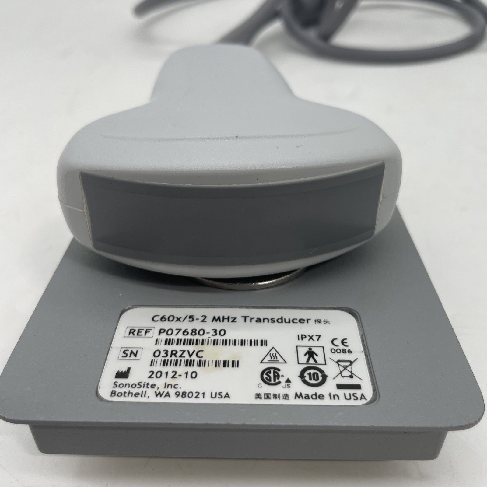 Tested: Sonosite C60x/5-2 MHz Transducer Probe 30 Day Warranty!