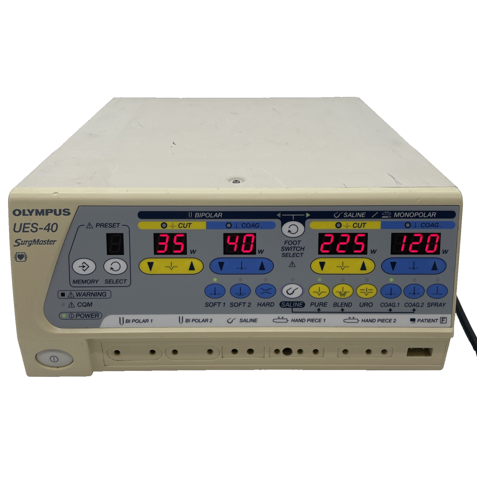 Olympus UES-40 Surgemaster ESU Electrosurgical Unit 30 Day Warranty