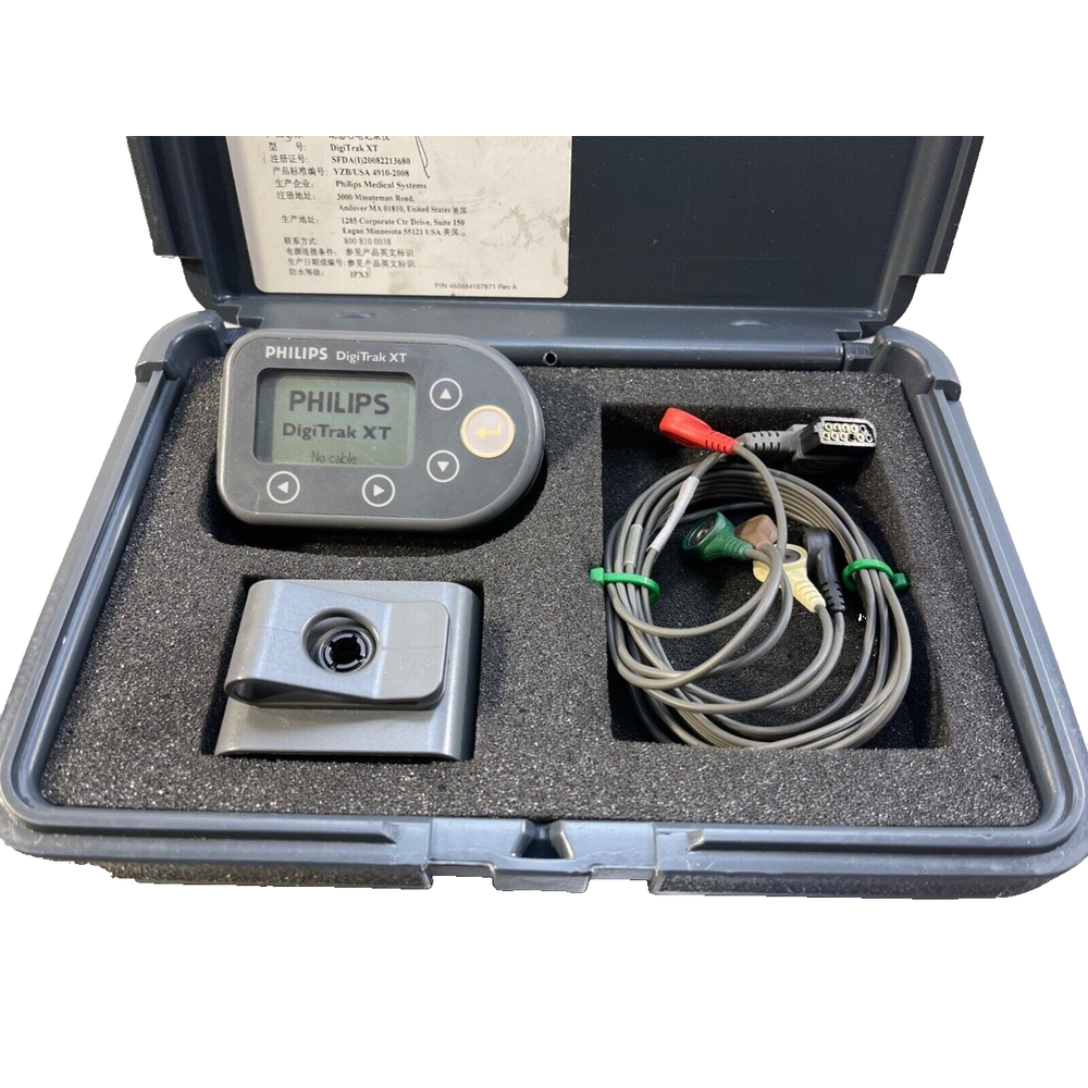 Philips – Holter Monitor Recorder DigiTrak XT 96-Hour ECG EKG 30 Day Warranty