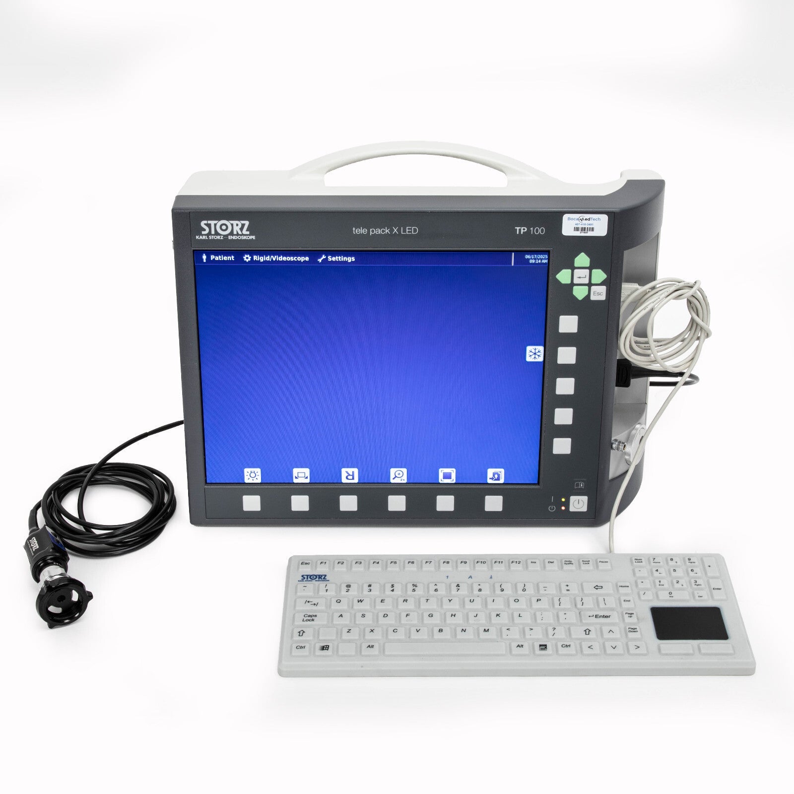 Karl Storz Tele Pack X LED TP100 Endoscopic Video Unit w/ Keyboard and Cable