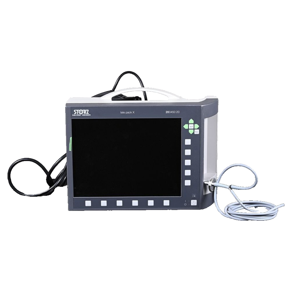 Karl Storz Tele Pack X 200450 20 Endoscopic Video Unit W Light Cable and Bracket