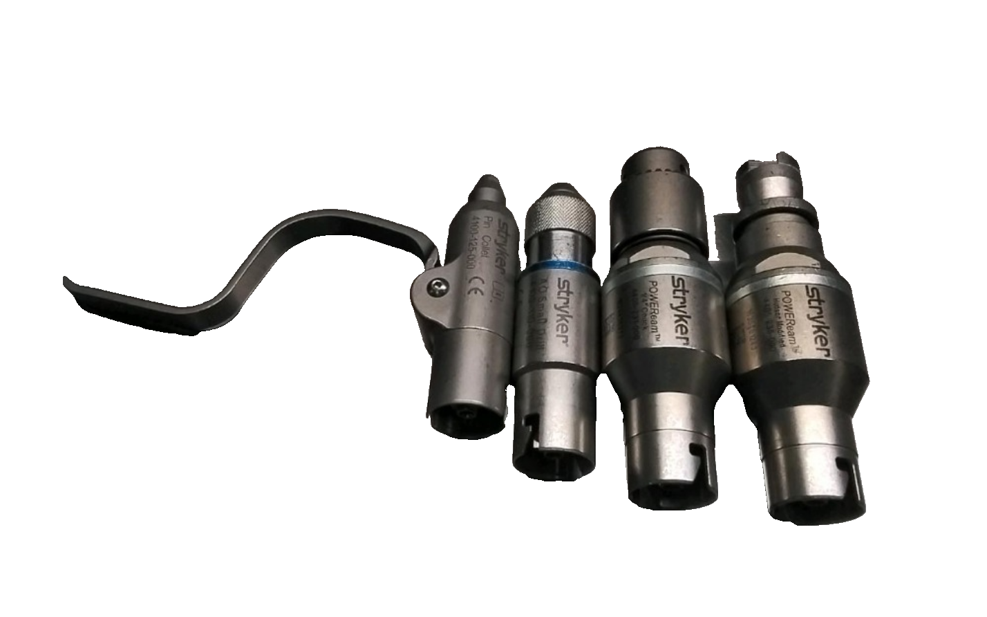 Stryker 4100-125-000 Adjustable Pin Collet Attachment 3-1/2" + Power Reamer Set
