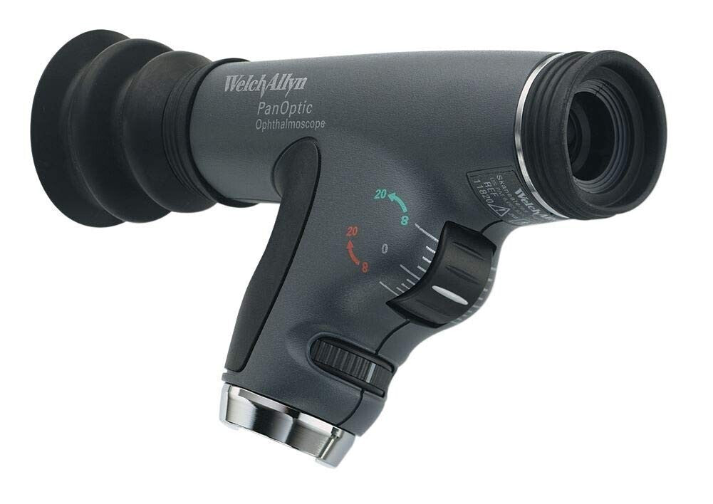 Welch Allyn PanOptic 3.5V Halogen HPX Ophthalmoscope Head w/ Eyecup # REF 11810
