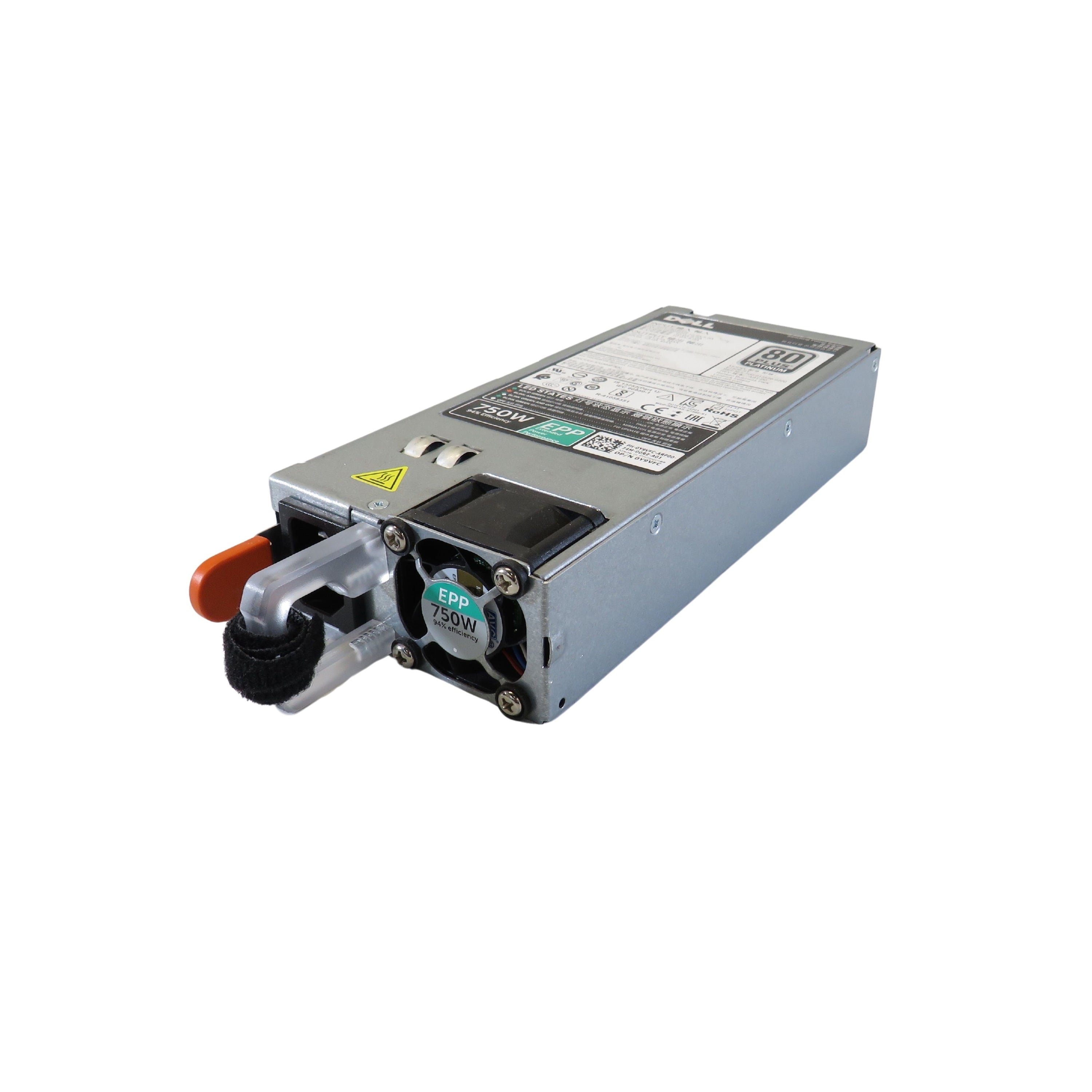 Dell Y9VFC 750W PowerEdge R520 R620 R720 R820 Server Power Supply (Refurbished)