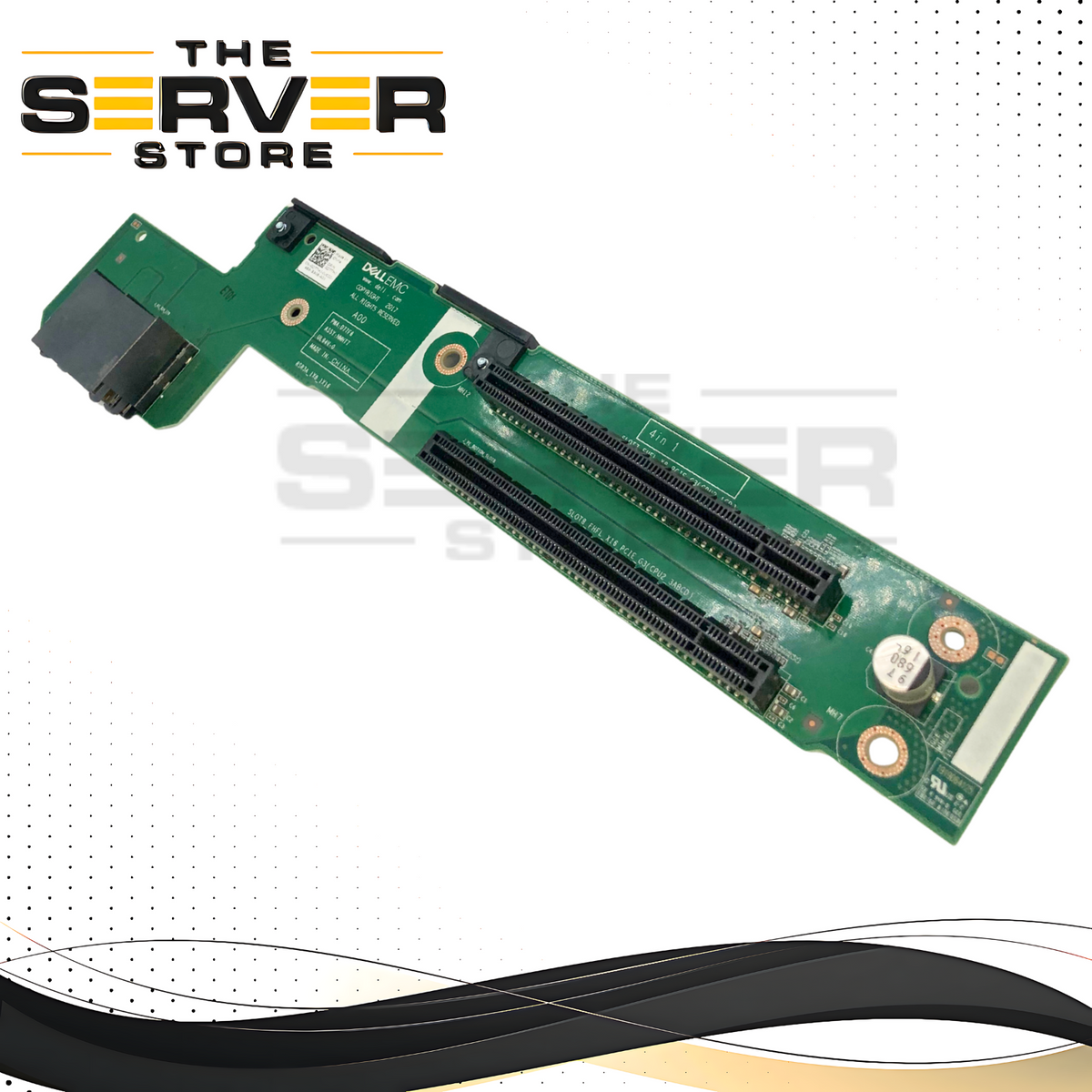 Dell PowerEdge R740 / R740xd 14th Gen Server Riser 3 Card Assembly with 1x PCIe 3.0 x16 & 1x PCIe 3.0 x8 Slot. P/N: DTTHJ, 0DTTHJ.