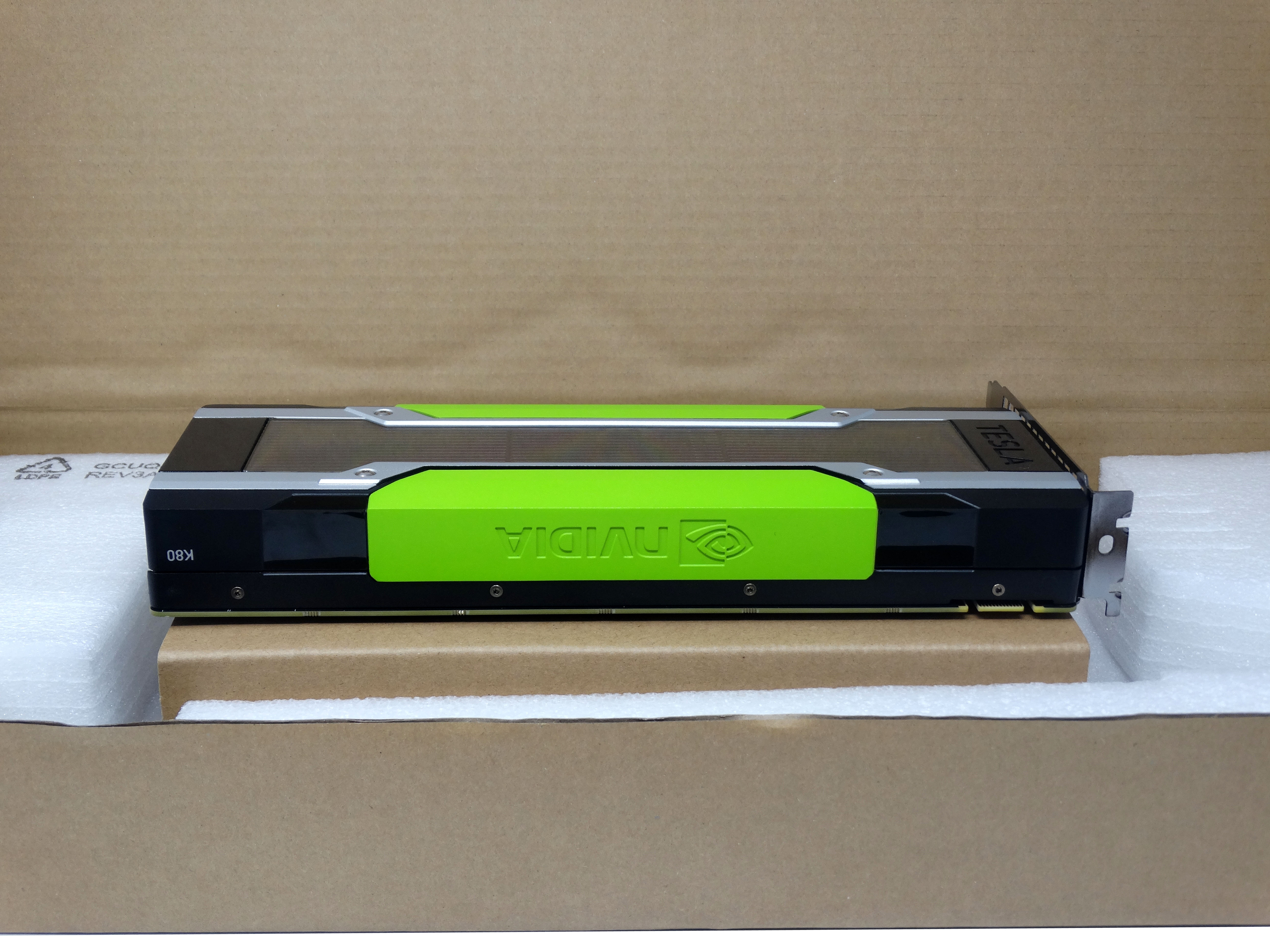NVIDIA Tesla K80 Kepler GPU Cuda 24GB GDDR5 PCI-E 3.0 Graphics Card Accelerator (797637-001)