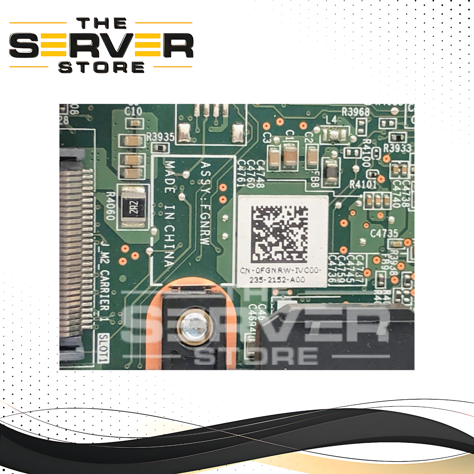 Dell PowerEdge R650 BOSS-S2 PCIe x8 Dual M.2 Slot Low-Profile Riser Card, With Cables. P/N: FGNRW, 0FGNRW.