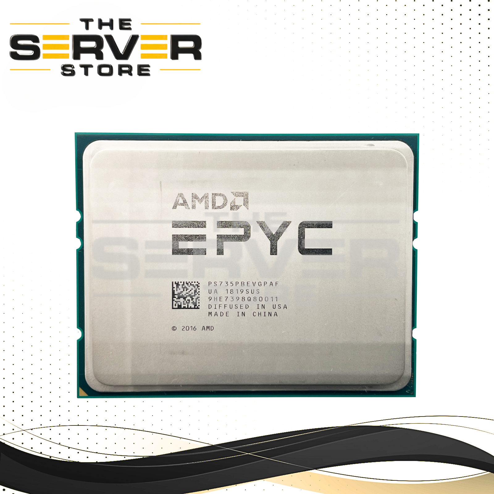 AMD EPYC 7351P 2.4GHz 16 Core 64MB 170W SP3 CPU (Lenovo Locked) PS735PBEVGPAF