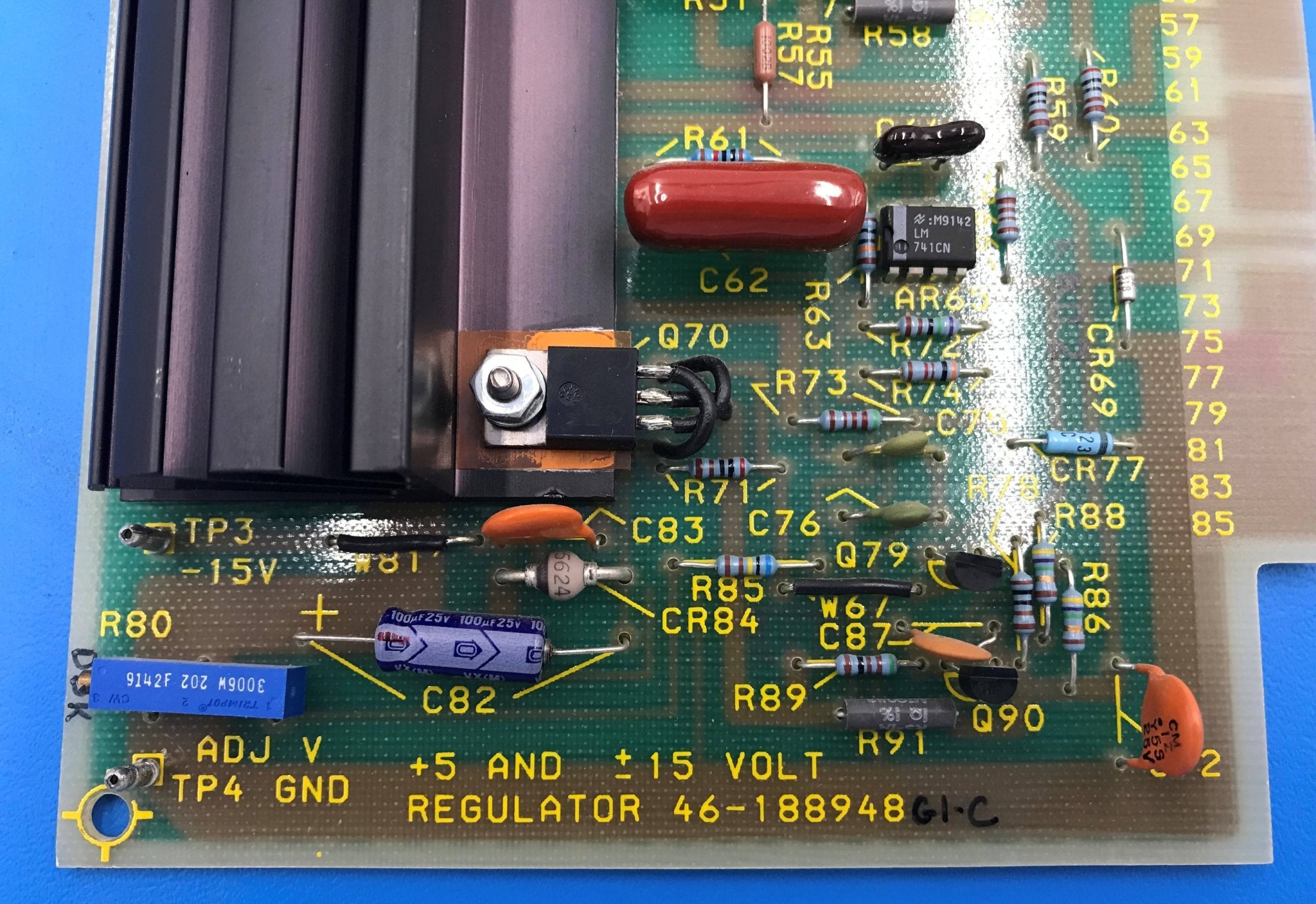 5V/+-15 V Regulator Board (46-188948 G1 C) GE Advantx