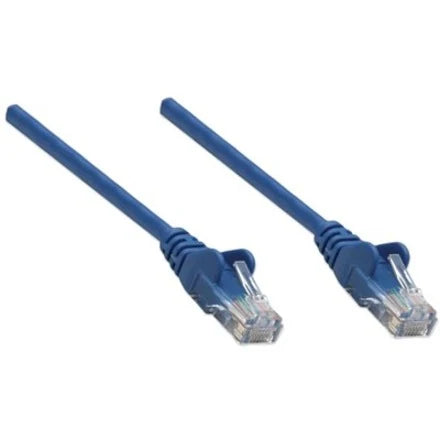 Intellinet Network Solutions Cat6 UTP Network Patch Cable, 50 ft (15.0 m), Blue