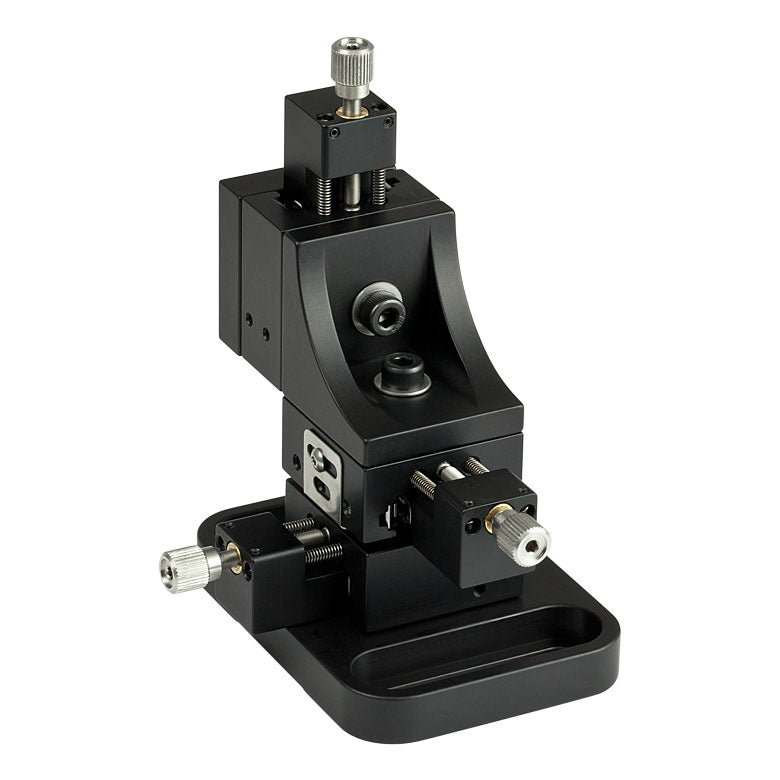 TH-MS3 - 1/4" Travel XYZ Translation Stage with End-Mounted Adjuster Screws, 8-32 Taps