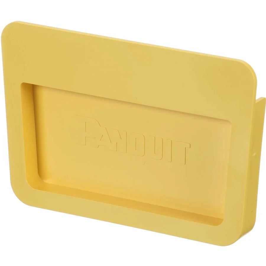 Panduit FiberRunner® End Cap, 6x4, Yellow
