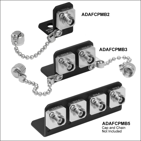 TH-ADAFCPMB3 - FC/PC to FC/PC or FC/APC to FC/APC Dual L-Bracket Mating Sleeve, Wide Precision Key (2.2 mm)