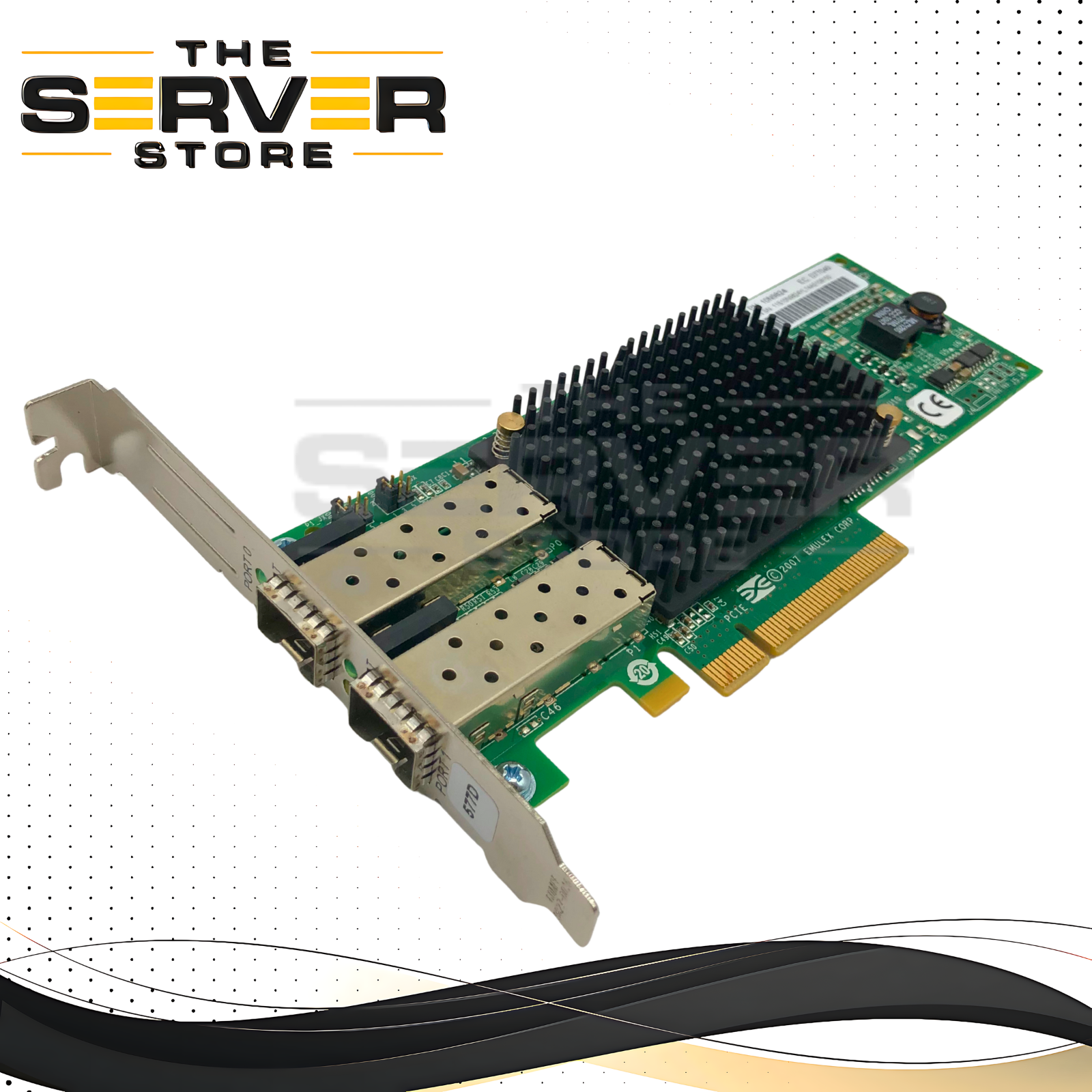 IBM Emulex LPE12002 8Gb Dual-Port Fibre Channel PCIe HBA HP P002181-01B, 10N9824