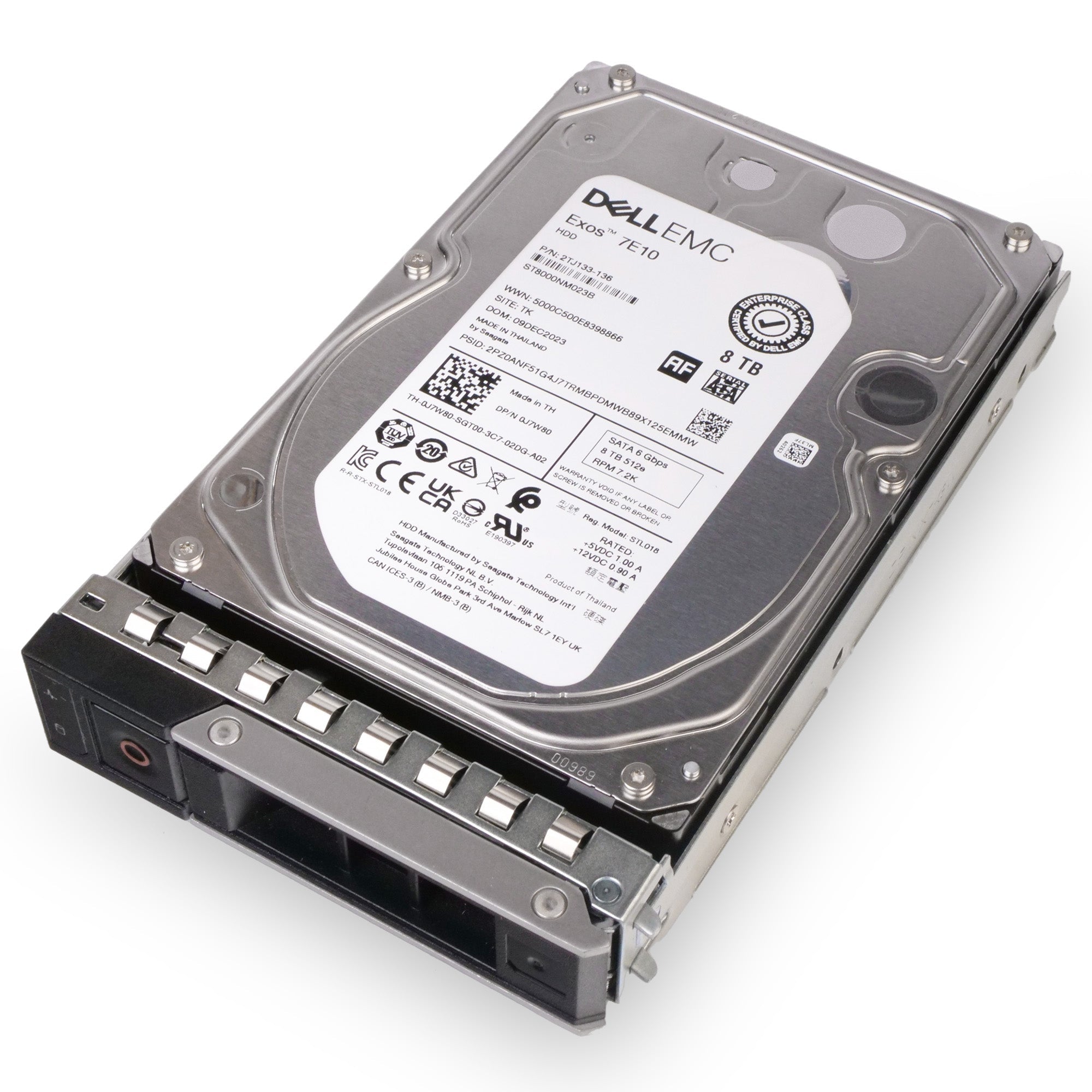 Dell G14 400-AOJN 8TB 7.2K RPM SATA 6Gb/s 512e 256MB 3.5in HDD