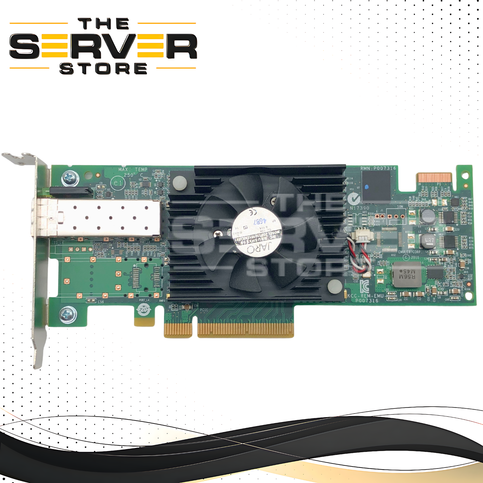 Dell Emulex LPE16000 16Gb/s Single-Port Fibre Channel (FC) Host Bus Adapter with Low Profile Bracket. P/N: 11H8D, 011H8D.