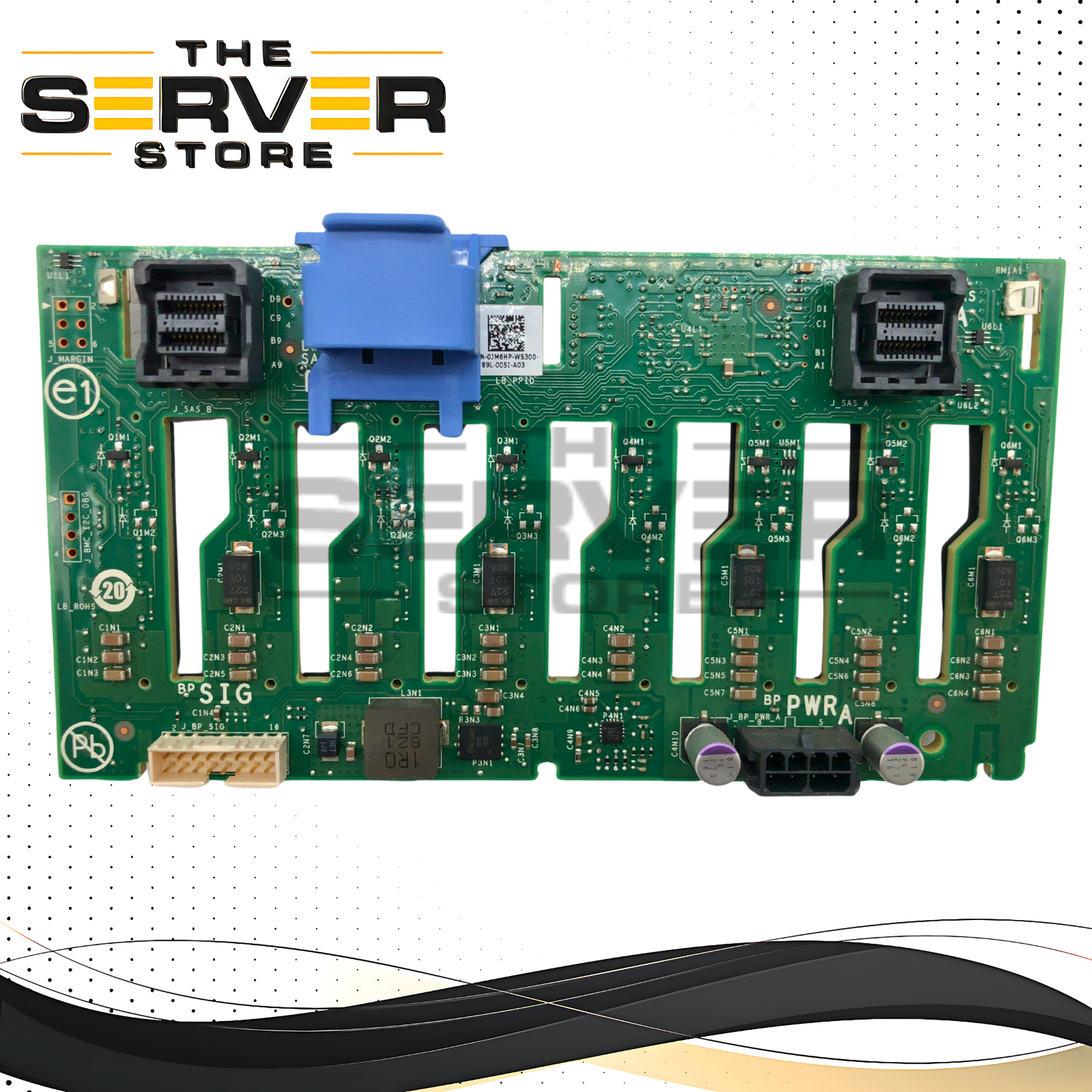 Dell PowerEdge R940 8-Bay 2.5" SFF SAS/SATA Backplane Kit w/Cables 0JM6HP JM6HP