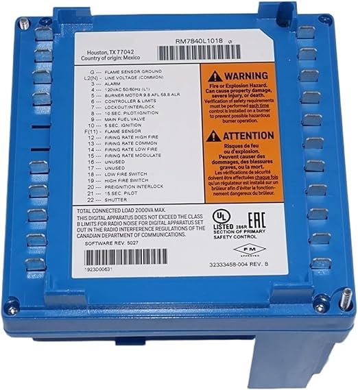 RM7840G1014 | Honeywell Flame Safeguard Burner Control Module with Microprocessor
