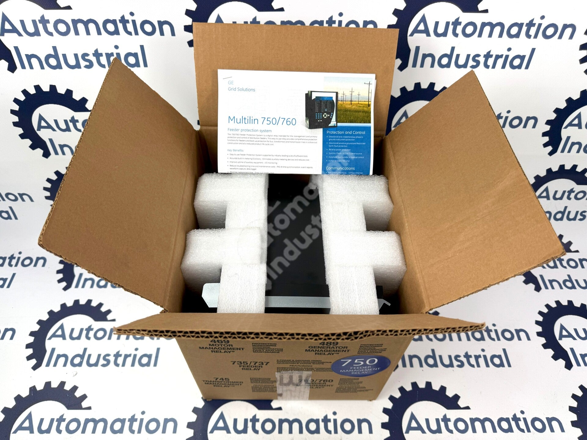 GE Multilin 750-P5-G5-S5-LO-A20-R-E Feeder Management Relay