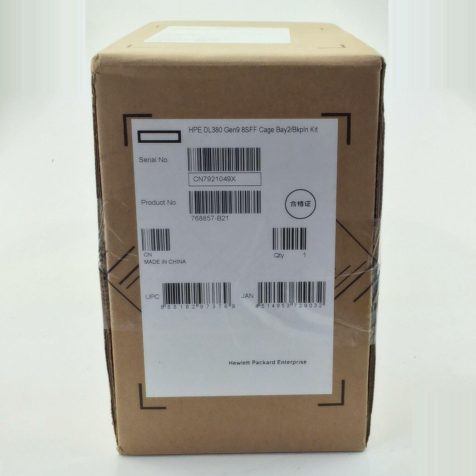 768857-B21 HPE DL380 Gen9 Additional 8SFF Bay2 Cage/Backplane Kit US Stock 888182973769-FoxTI