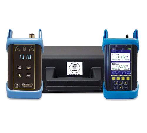 KF7VMS Fiber OWL 7V/WaveSource Pro Quad: 850/1300 & 1310/1550nm