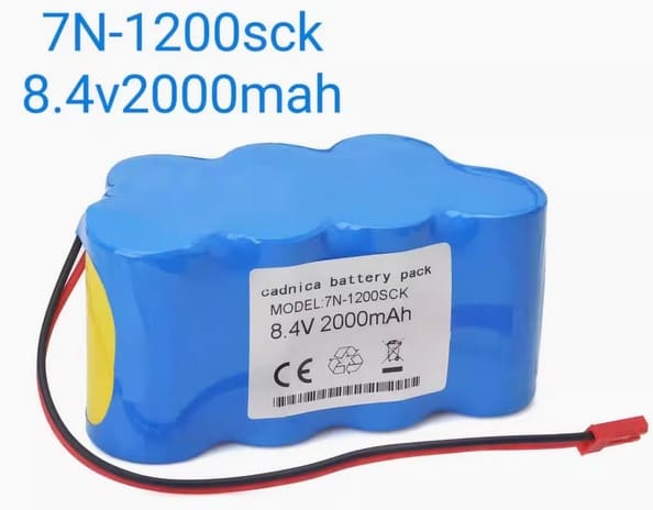 7N-1200SCK Battery for JMS SP-500,SP-500 Syringe Pump 8.4V 2000mAh