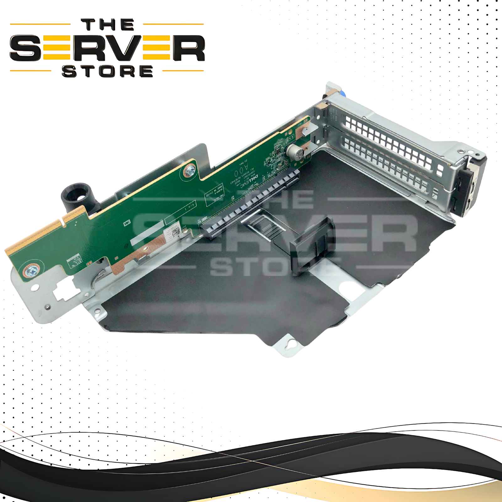Dell PowerEdge R750 Server Riser 4 Board (4 in 1) with 1x PCIe x16 Slot and Metal Bracket. P/N: WTHD0, 0WTHD0.