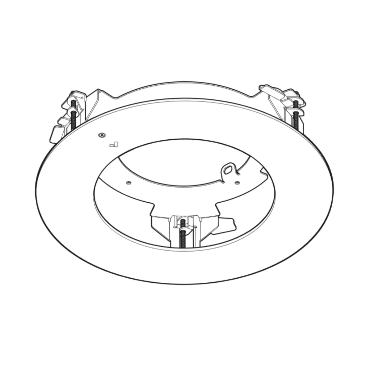 Verkada ACC-MNT-HREC-1 Four-Camera Multisensor Recess Ceiling Mount