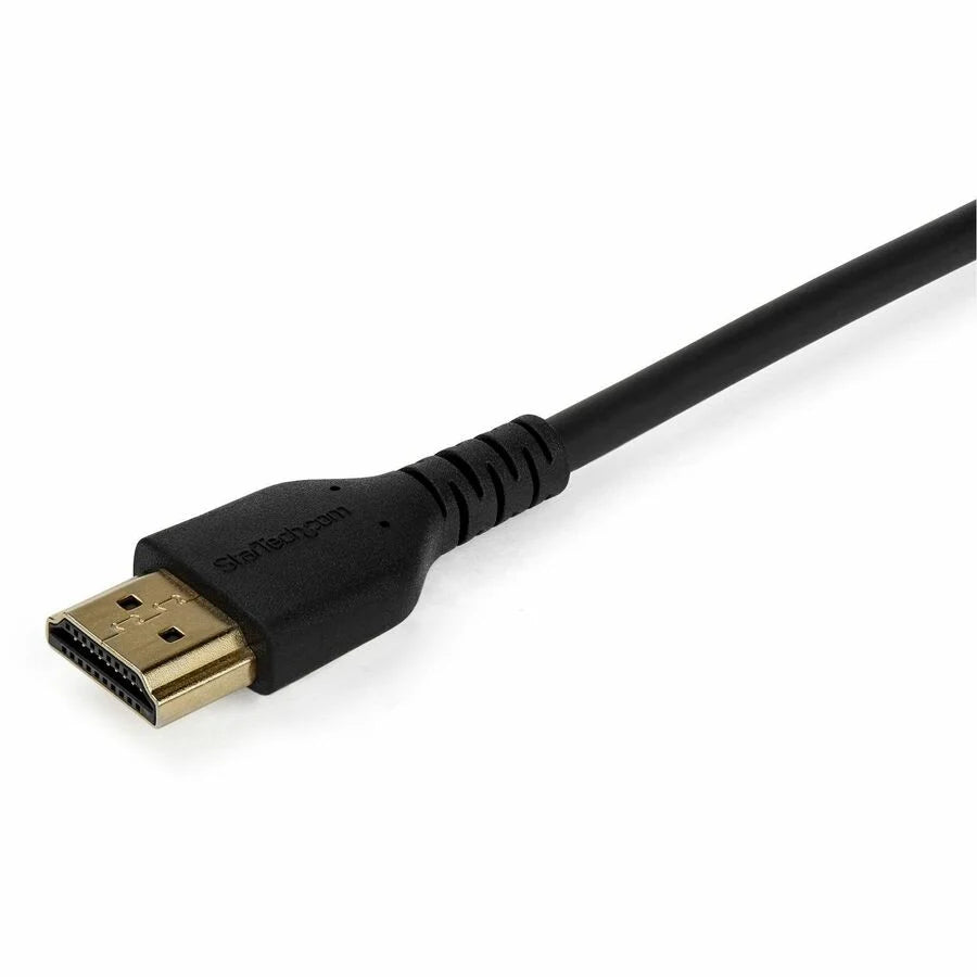 StarTech.com 1m Premium Certified HDMI 2.0 Cable with Ethernet - 3ft High Speed UHD 4K 60Hz HDR Durable Rugged Ultra HD HDMI Monitor Cord