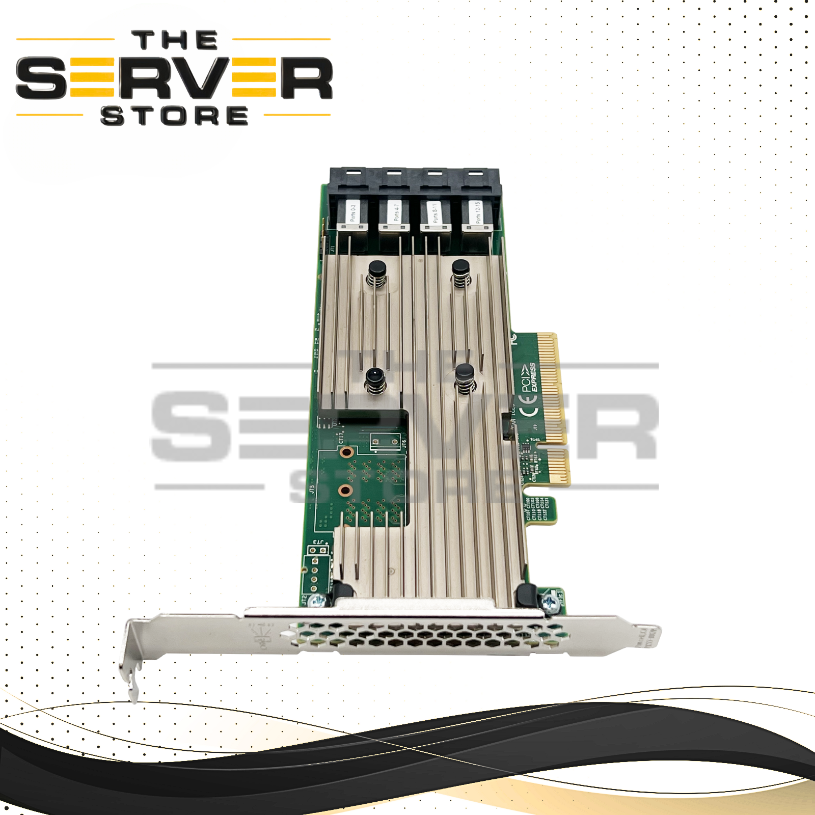 LSI Logic SAS 9305-16i 16P SAS PCI-E 3.0 12Gb HBA Controller Card 03-25703-02003 ( High Profile )