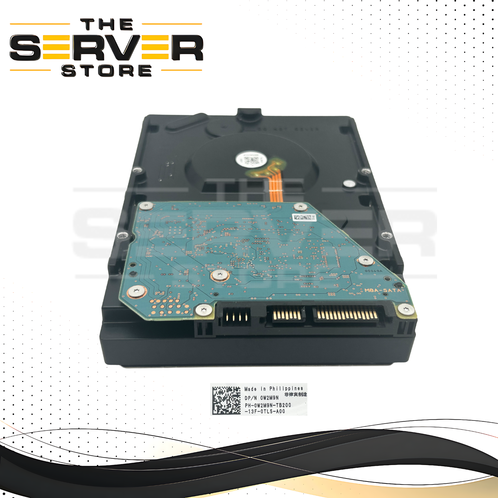 Dell 4TB SATA 6Gbps 7.2K LFF 3.5" HDD Hard Drive 0W2M9N W2M9N