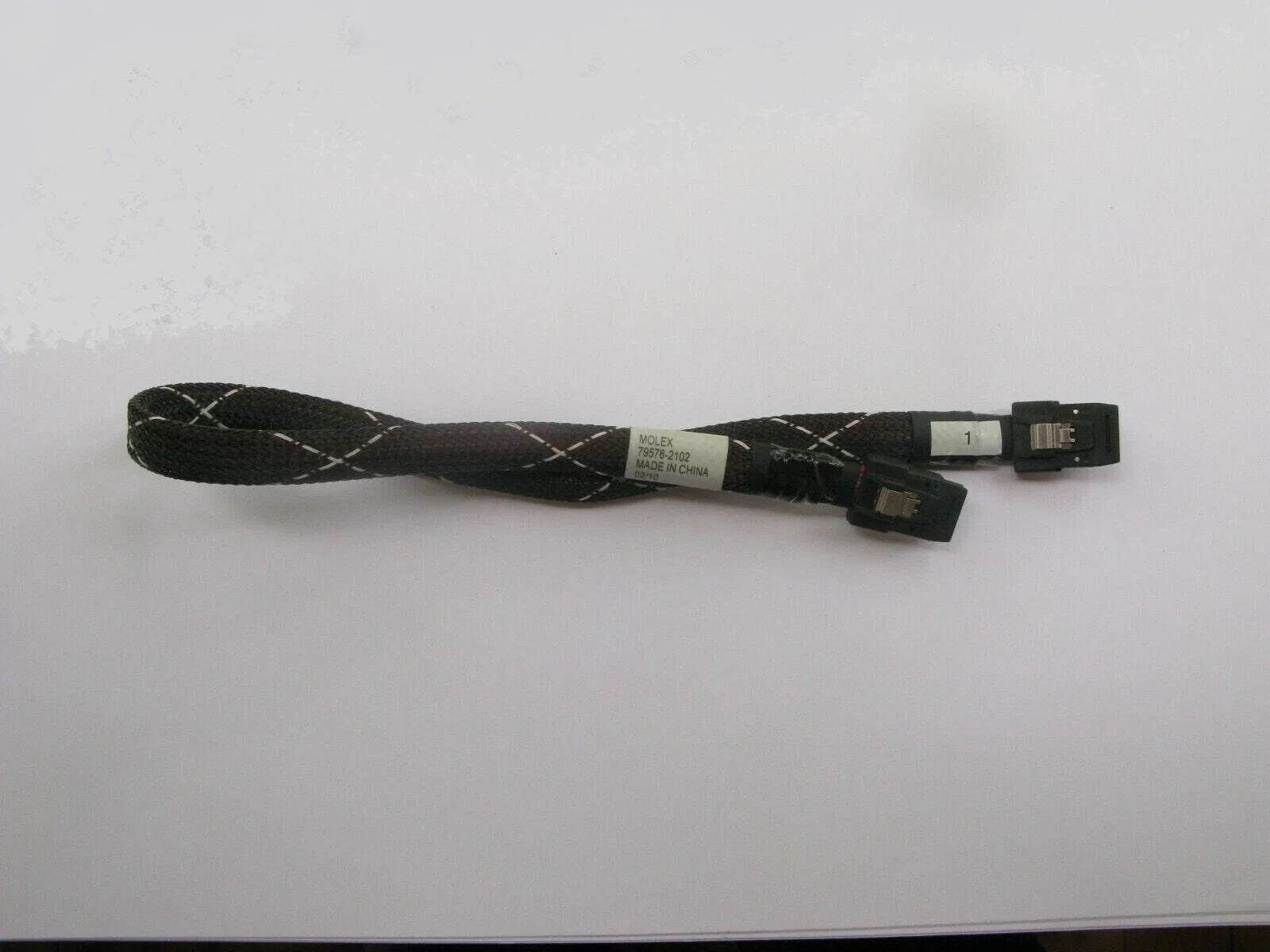 Cable MOLEX 79576-2102 19.5" Internal iPass Mini SAS Double-Ended Plug