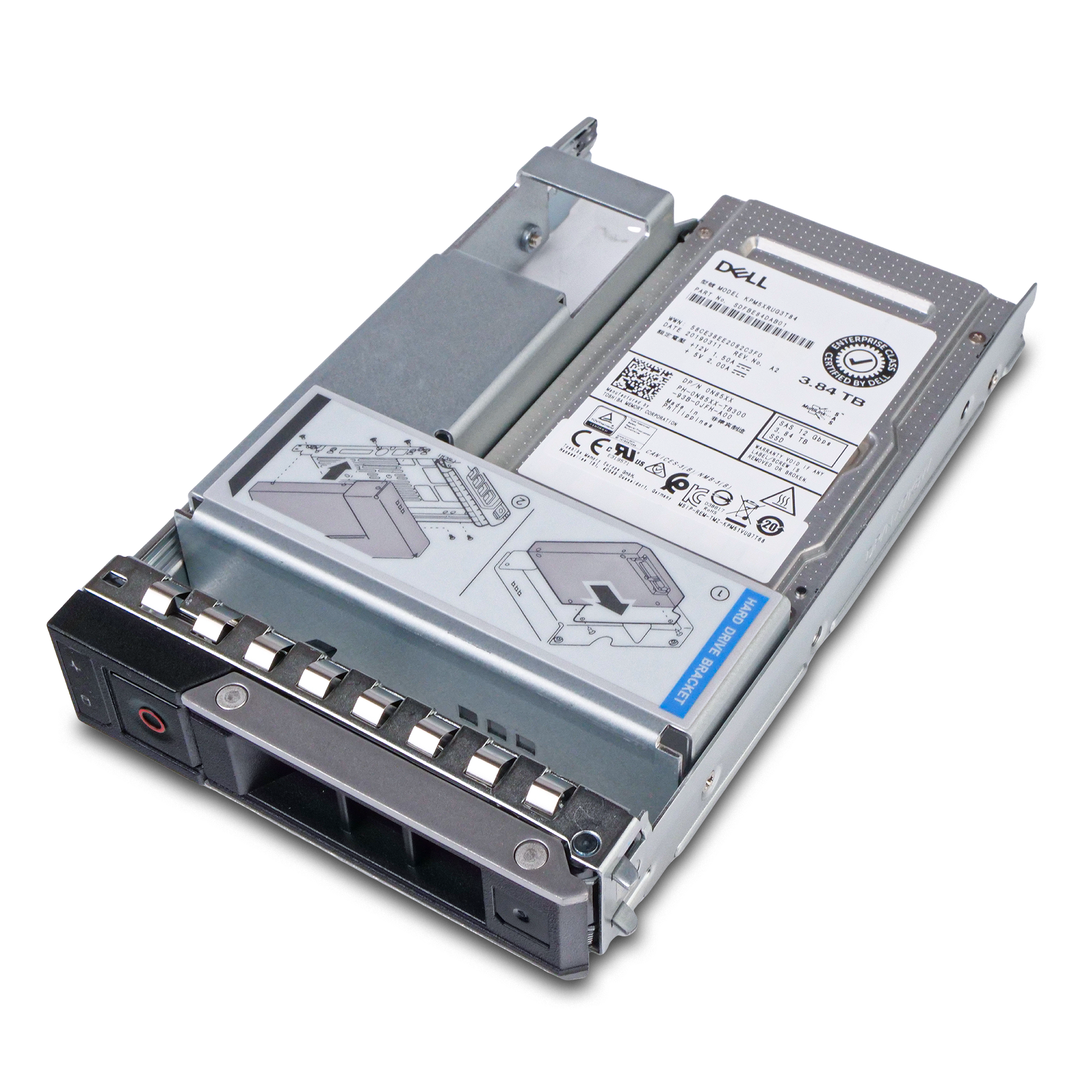 Dell G14 WR7NN 3.84TB 1 DWPD SAS 12Gb/s Read Intensive 3D TLC Hybrid 3.5in Refurbished SSD
