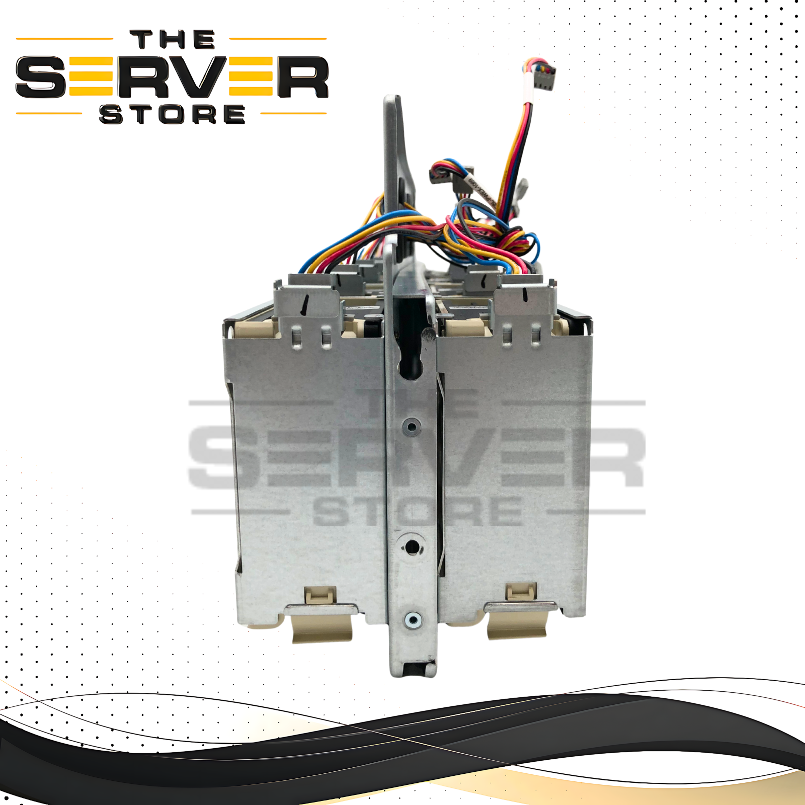 Supermicro 8-Fan Middle Cooling Fan Assembly with Metal Cage for AS-4124GS-TNR GPU Servers. P/N: 672042424344, PFR0912XHE-W2T, CBL-PWEX-1069 REV D, AS-4124GS-TNR-FAN-CAGE.
