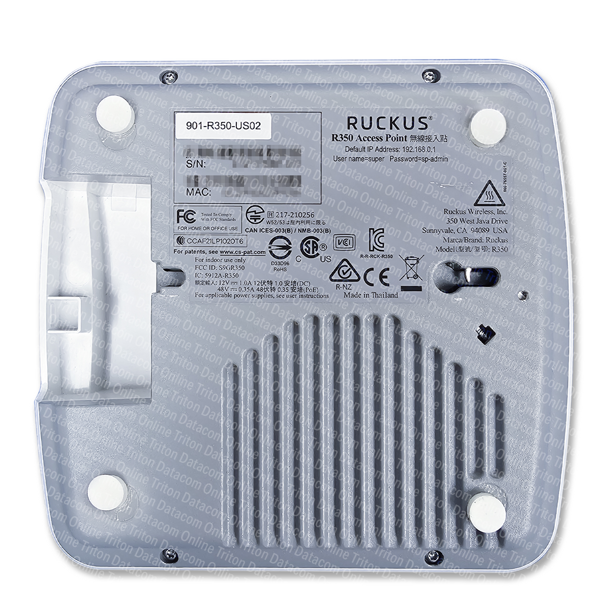 901-R350-US02 - Ruckus Wireless R350 Access Point with WiFi6