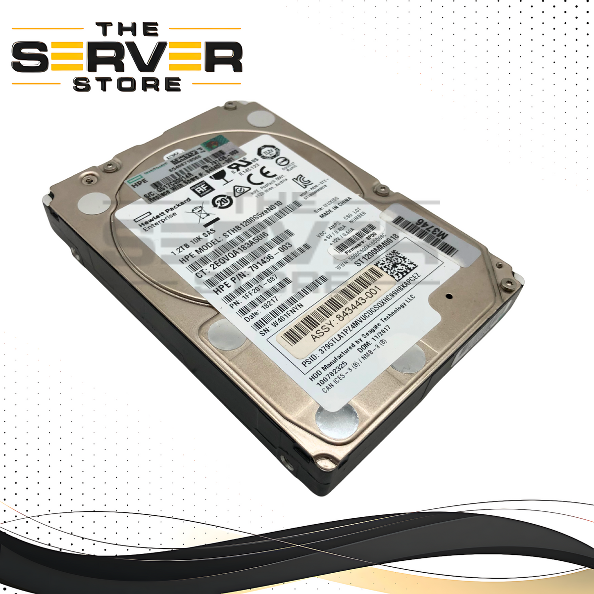 HP Seagate 1.2TB 10K 6Gb/s SAS SFF 2.5" HDD ST1200MM0018 791436-003 840457-001