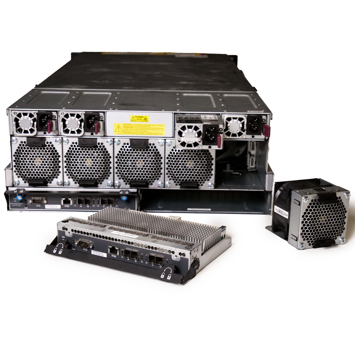 Supermicro SuperChassis 90-Bay SATA/SAS JBOD 4U Rackmount Top-Load Disk Shelf Storage Array 946ED-R2KJBOD | 90-Bay JBOD Enclosure | Up to 2.5PB Grade B