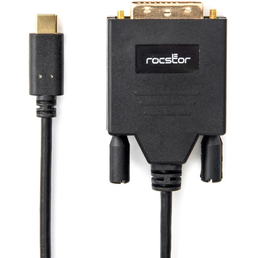 Rocstor Premium USB-C to DVI Cable - 6 ft / 2m