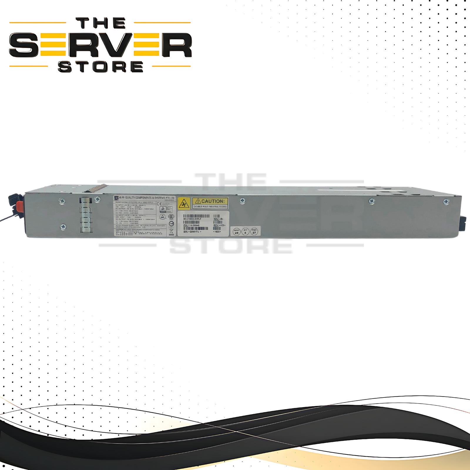 NetApp 1300W AC Power Supply FAS6000 & FAS8000 (114-00040) DCJ13002-01PLF