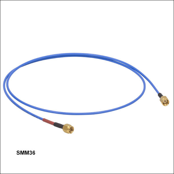 T-SMM36 - Microwave Cable, SMA Male to SMA Male, 36" (914 mm)