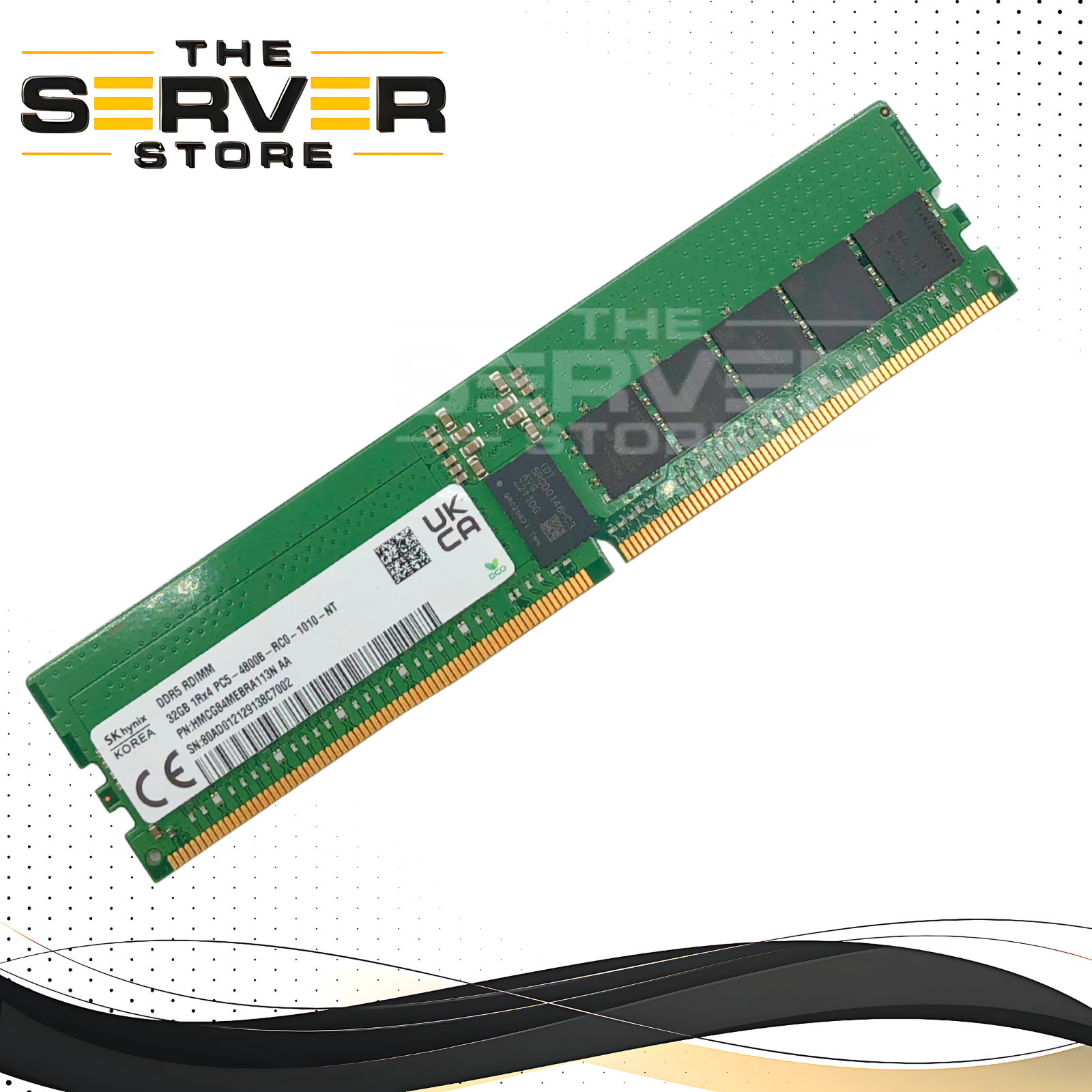 SK Hynix 32GB 1Rx4 DDR5-4800B PC5-38400 ECC Registered Memory HMCG84MEBRA113N