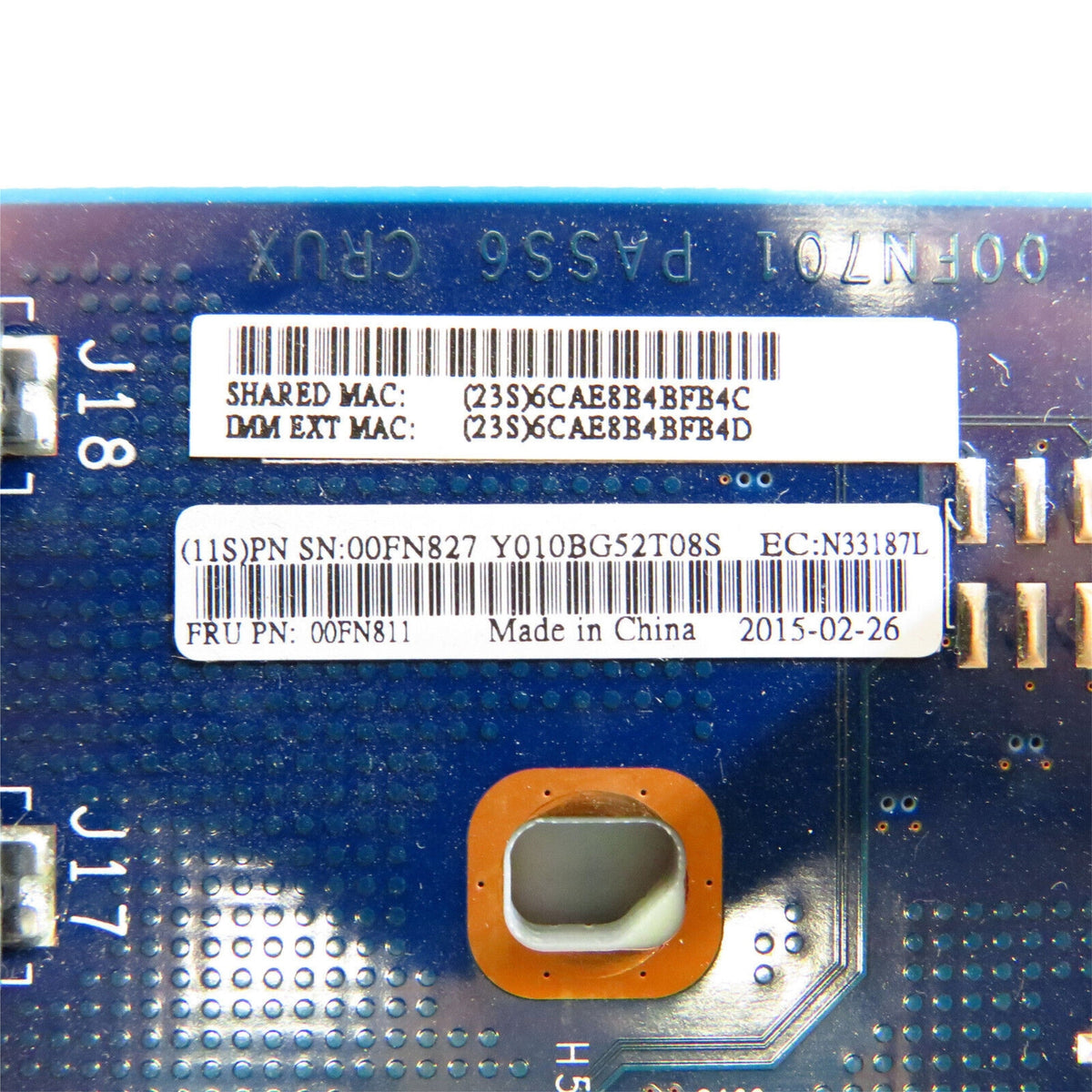 IBM 00FN811 x3950 X6 3837 I/O Book Server Board (Refurbished)
