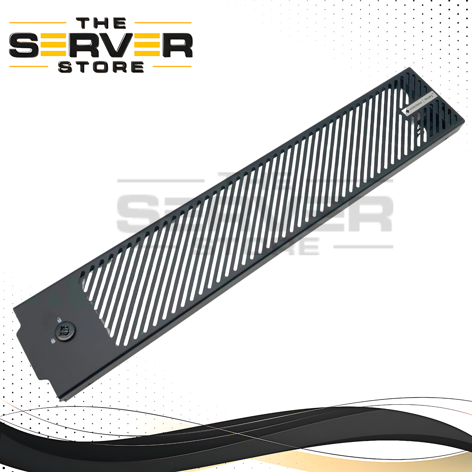 Milestone Husky Front Bezel with Key for Husky IVO 1800R Rack-Mountable NVR Server. P/N: 0FK4P1, FK4P1.