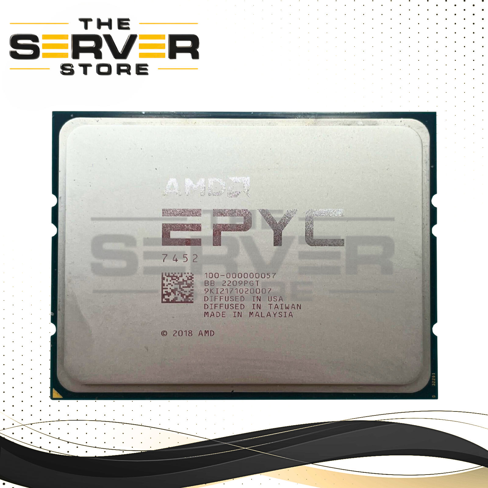 AMD EPYC 7452 2.35GHz 32 Core 128MB 155W SP3 CPU (UNLOCKED) 100-000000057
